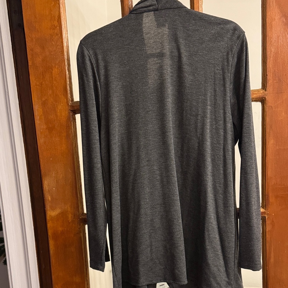 Bobeau Gray Women's Cardigan Sweater - Picture 7 of 7